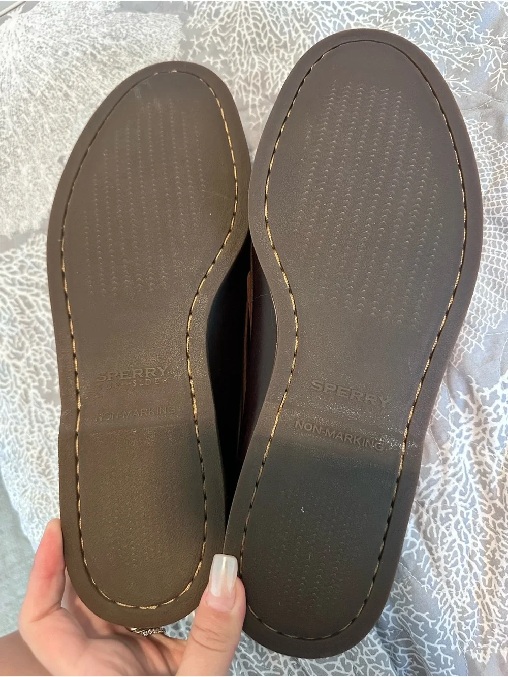 Sperry Brown Leather Moccasin-Style Boat Shoes